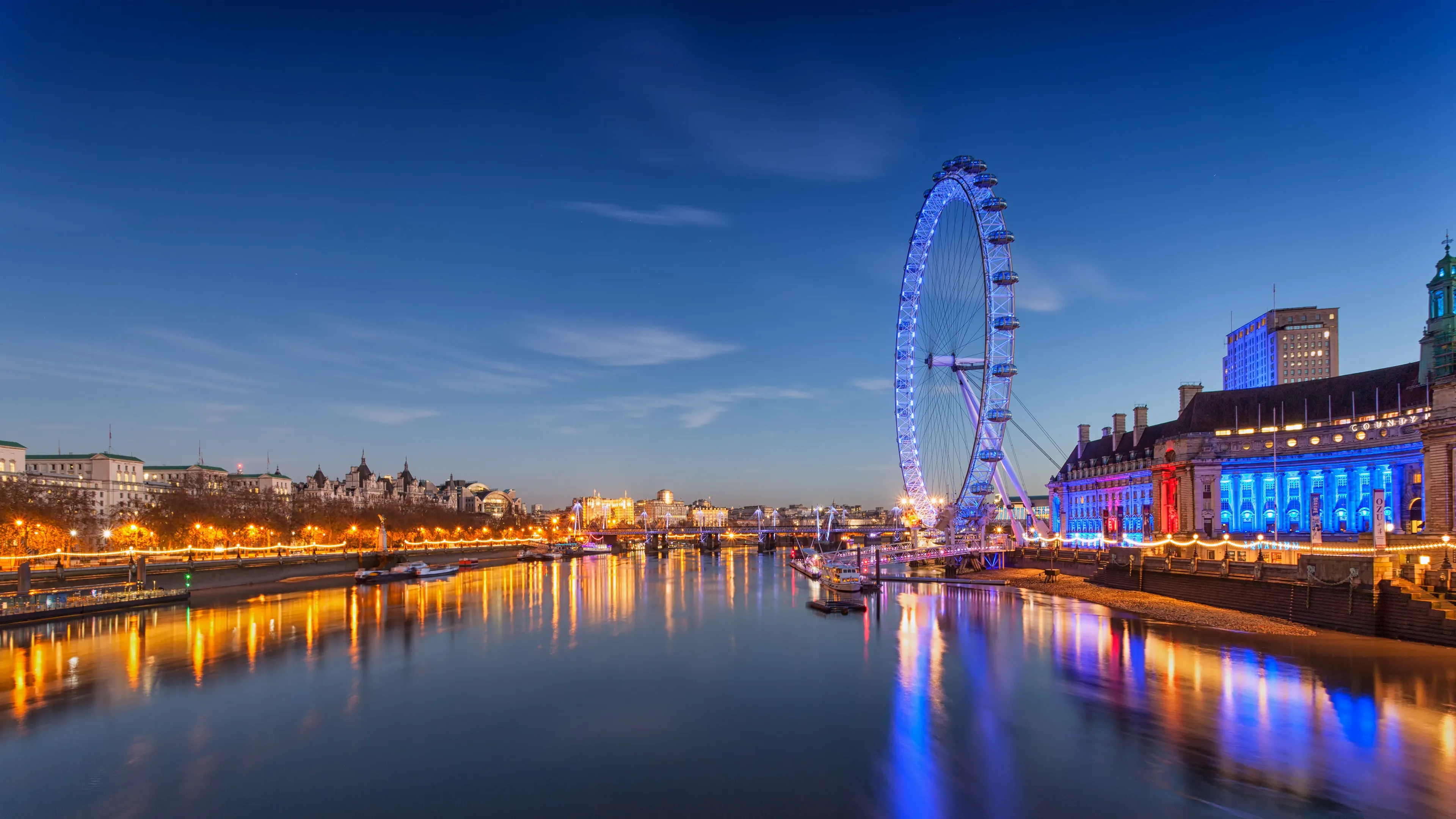 River Thames and the lastminute.com London Eye