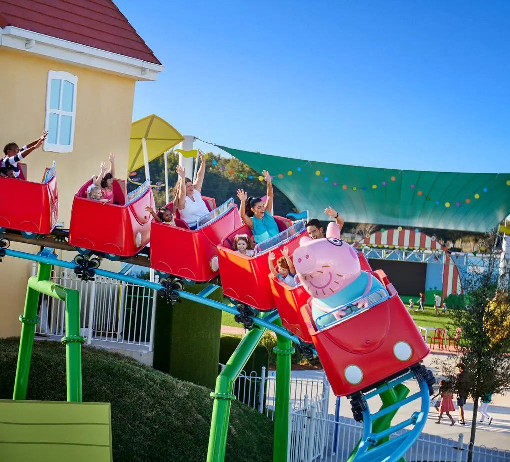 Peppa Pig Theme Park Daddy Pigs Roller Coaster